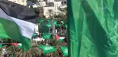 Gazze-Hd)- Hamas, 30. Kuruluş Yıldönümünü Kutladı- Kalabalık Arasında Türk Bayraklarının Bulunması...