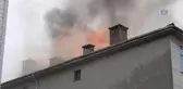 Çatı Yangını Mahalleliyi Sokağa Döktü