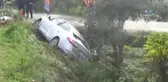 Kontrolünü Kaybettiği Otomobille Yol Kenarındaki Çukura Düştü: 1 Ölü, 2 Yaralı