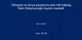 Yılın Olayları 2017 - Kasım (2)