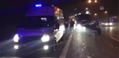 Otomobil Emniyet Şeridindeki Kamyonete Çarptı