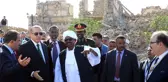 Tarihi Ziyarette Çarpıcı Olay! Sudanlı Genç, Erdoğan Geçerken 