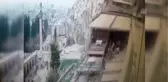 Düşme Anı Güvenlik Kamerasına Yansıdı