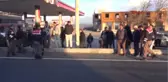 Edirne Refüj İstemeyen Mahalleli, Duble Yolu Trafiğe Kapattı