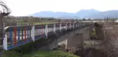 Hasarlı Köprüden Tehlikeli Geçiş