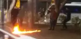 Kendisini Yakmaya Çalışan Kişiyi Vatandaşın Hamlesi Kurtardı