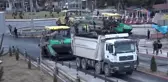 Kar Temizleme Çalışmaları Yerine Asfalt Çalışması