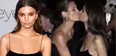 Heidi Klum ile Emily Ratajkowski Öpüşmesi Altın Küre Ödüllerine Damga Vurdu