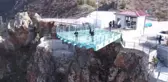 Türkiye'nin En Yükseklerinden Torul Kalesi Cam Seyir Terası Havadan Görüntülendi