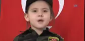 4 Yaşındaki Hazal İstiklal Marşının Tamamını Ezbere Biliyor