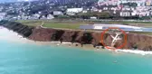 Trabzon'da Pistten Çıkan Uçak 1.5 Metre Daha Denize Kaydı!