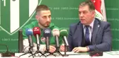 Bursaspor'da Grozav İçin İmza Töreni