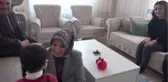 Evde Eğitim Alan Minik Efe'nin Karne Sevinci