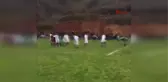 Amatör Küme Maçında Saha Karıştı, İki Futbolcu Hastanelik Oldu