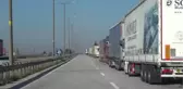 Bulgaristan'a Açılan Sınır Kapılarında Tır Kuyruğu