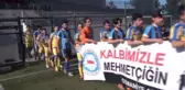 Osmaniyeli Futbolculardan 'Zeytin Dalı Harekatı'na Pankartlı Destek