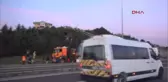 Tem'de Kaza Trafiği Durdurdu