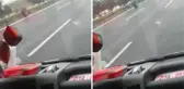 Trafikte Başıboş Lastik