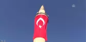Zeytin Dalı Harekatına Destek - Sınırdaki Camilere Türk Bayrağı Asıldı