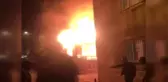 Fatih'te Bulunan Metruk Bina İşte Böyle Yandı