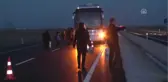 Konya'da Yolcu Otobüsü Kamyona Çarptı: 10 Yaralı