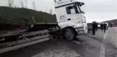 Servis Minibüsü Tırla Çarpıştı: 9 Yaralı