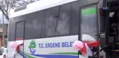 Belediye Otobüsü Gelin Arabası Oldu