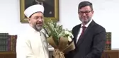 Diyanet İşleri Başkan Yardımcılığına Atanan Muslu ve İşliyen Görevlerine Başladı