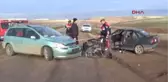 Afyonkarahisar Otomobiller Çarpıştı 2 Yaralı