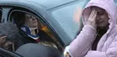Kaza Yapan Yakınının Kurtarılmasını Gözyaşlarıyla İzledi