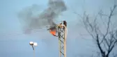 Elektrik Direğinde Korkutan Patlama