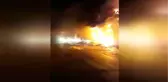 Antalya Tarihi Balbey'de Ahşap Ev Alev Alev Yandı