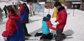 Bursa Uludağ'da Kayak Yaparken Görme Engelli Olduklarını Unuttular