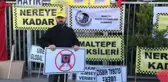 Taksicilerden Adliye Önünde UBER Eylemi