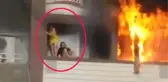Oteldeki Feci Yangında Pencereden Atlayan Belaruslu Kadını Havada Yakalamış