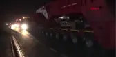 Kocaeli-395 Tonluk Transformatör 280 Tekerlekli Araçla Taşındı, Yol Ulaşıma Kapandı-Hd