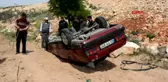 Adıyaman Besni'de Otomobil Devrildi 4 Yaralı