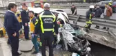 TEM'de Zincirleme Kaza: 1 Kişi Öldü, Vali ve Kaymakamların Eşleri Yaralandı