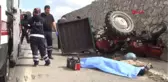 Manisa Otomobille Traktör Çarpıştı: 1 Ölü, 1 Yaralı