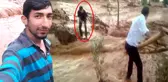 O Anlar Kamerada! 18 Yaşındaki Genç, Yağışı Görüntülerken Sele Kapıldı