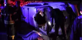 Refüje Çarpan Otomobilin Sürücüsü Öldü