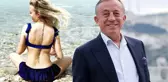 Ali Ağaoğlu'nun Genç Sevgilisi, Sırtına Boydan Boya Yazı Yazdırdı