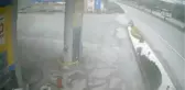Otobüs Kazası Güvenlik Kamerasında