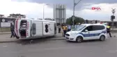 Gaziantep Ambulans ile Otomobil Çarpıştı 4 Yaralı