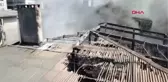 İstanbul Yanan Fabrikadaki Çökmeler Havadan Görüntülendi