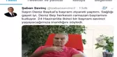 Tedavisi Süren Deniz Baykal'ın Fotoğrafı Twitter'da Paylaşıldı
