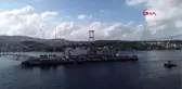 İstanbul Pioneering Spirit Gemisinin 15 Temmuz Şehitler Köprüsü Altından Geçişi