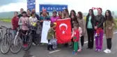 Ardahan 'Türk Kadınının Zaferi' Bisiklet Turu, Ardahan'a Ulaştı