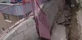 İstinat Duvarı Binanın Üstüne Çöktü