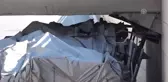 Hurda Yüklü Tır Alt Geçide Sıkıştı